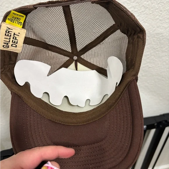 Gallery Dept Brown Cap with Yellow Accents - Picture 3 of 3